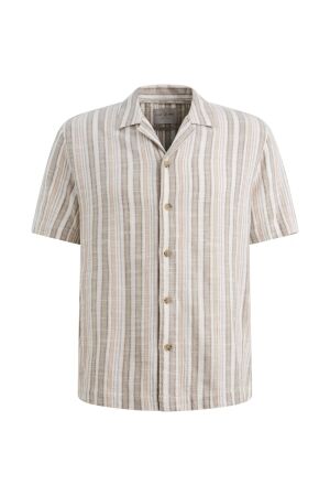 Cast Iron Short Sleeve Shirt Slub Twill stri 8023 Aluminum