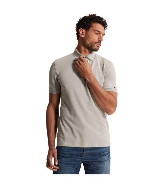 Cast Iron Short sleeve polo slim fit fine pi 9105 Belgain block