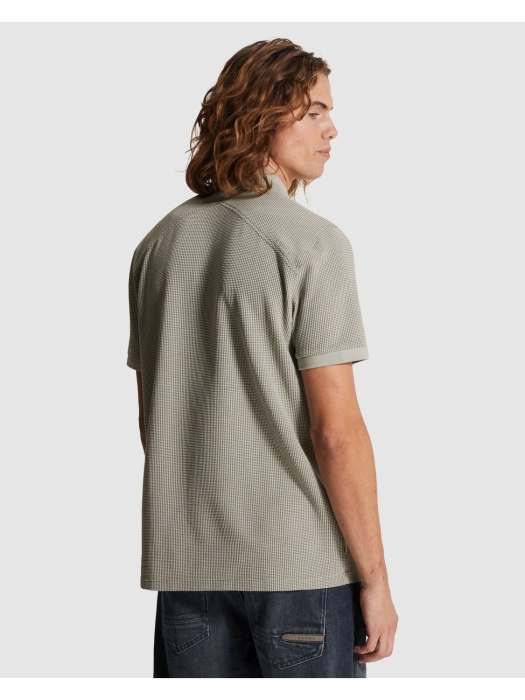 Cast Iron Short sleeve r-neck regular fit tw 9105 Belgain block