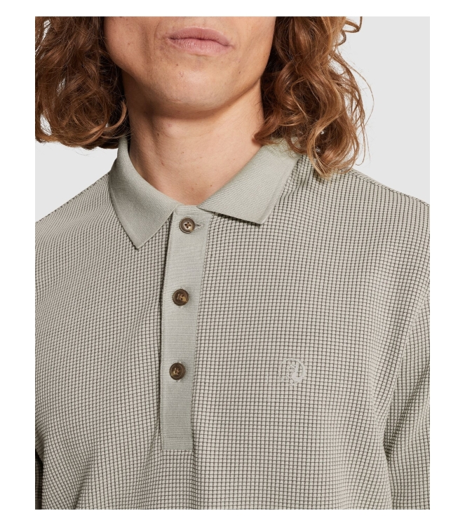 Cast Iron Short sleeve r-neck regular fit tw 9105 Belgain block