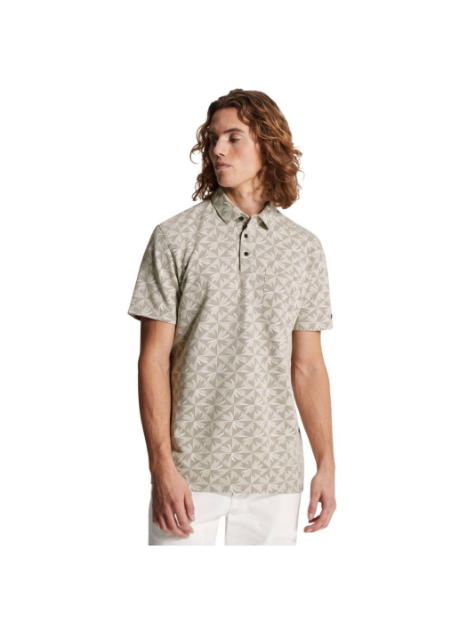 Cast Iron Short sleeve r-neck regular fit ja 7178 White onyx