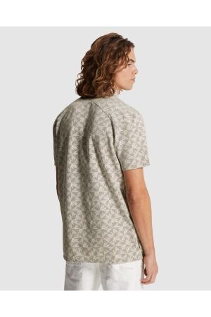 Cast Iron Short sleeve r-neck regular fit ja 7178 White onyx