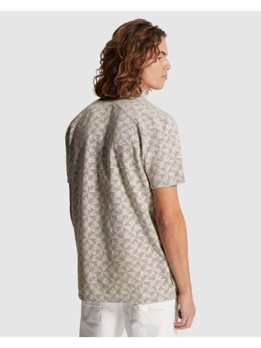 Cast Iron Short sleeve r-neck regular fit ja 7178 White onyx