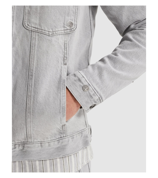 Cast Iron DENIM JACKET WASHED SUMMER GREY WSG