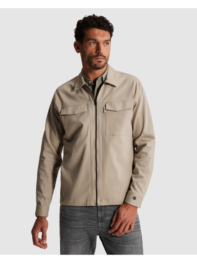 Cast Iron LONG SLEEVE SHIRT Tech Stretch 8023 Aluminum