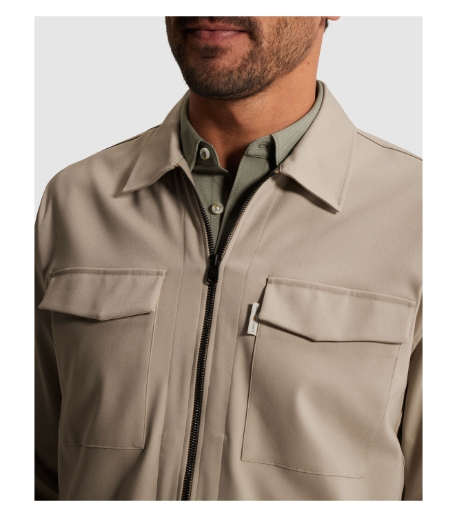 Cast Iron LONG SLEEVE SHIRT Tech Stretch 8023 Aluminum