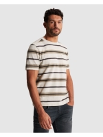 Cast Iron Short sleeve r-neck regular fit st 7178 White onyx