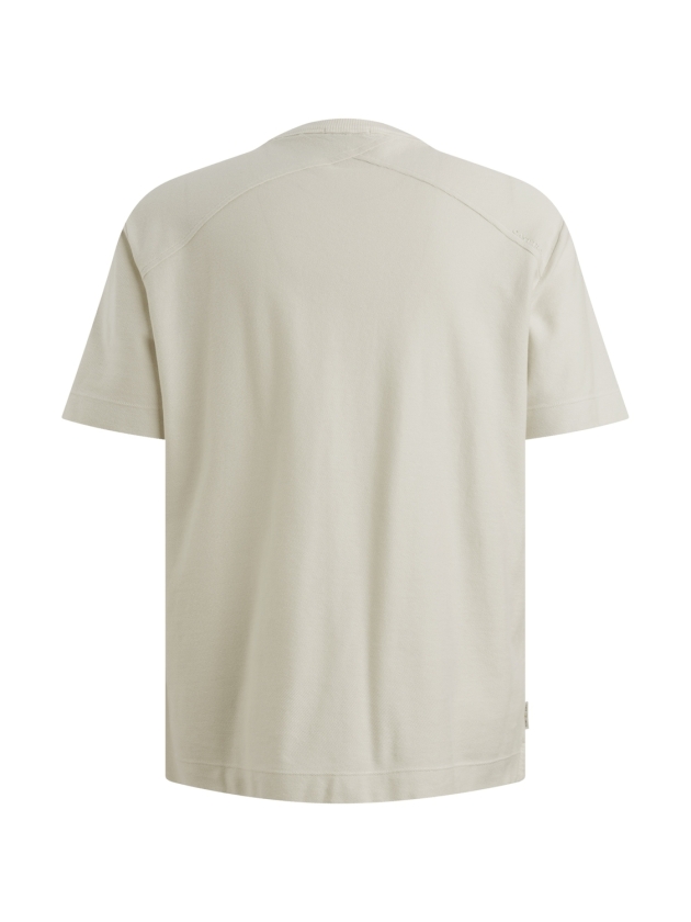 Cast Iron Short sleeve r-neck regular fit tw 7178 White onyx