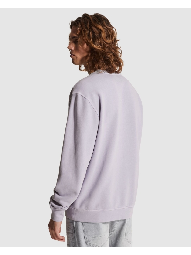 Cast Iron Long sleeve r-neck relaxed fit swe 4270 Cosmic sky