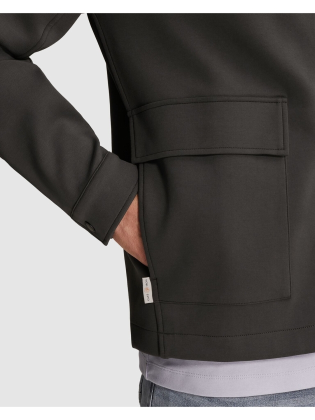Cast Iron Zip jacket regular fit interlock