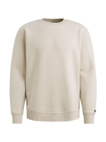 Cast Iron Long sleeve r-neck relaxed fit gra 7178 White onyx