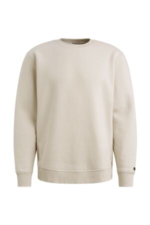 Cast Iron Long sleeve r-neck relaxed fit gra 7178 White onyx