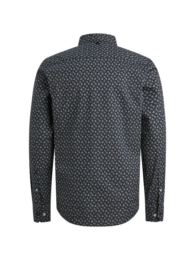 Vanguard LONG SLEEVE SHIRT Print on Poplin 5073 Sky captain