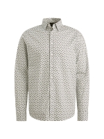 Vanguard LONG SLEEVE SHIRT Print on Poplin 7004 Cloud dancer