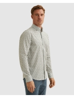 Vanguard LONG SLEEVE SHIRT Print on Poplin 7004 Cloud dancer