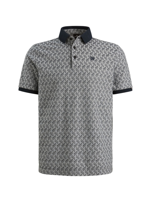 Vanguard Short sleeve polo jacquard blend 5073 Sky captain