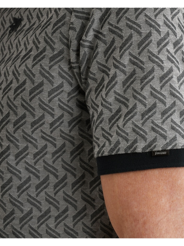 Vanguard Short sleeve polo jacquard blend 5073 Sky captain