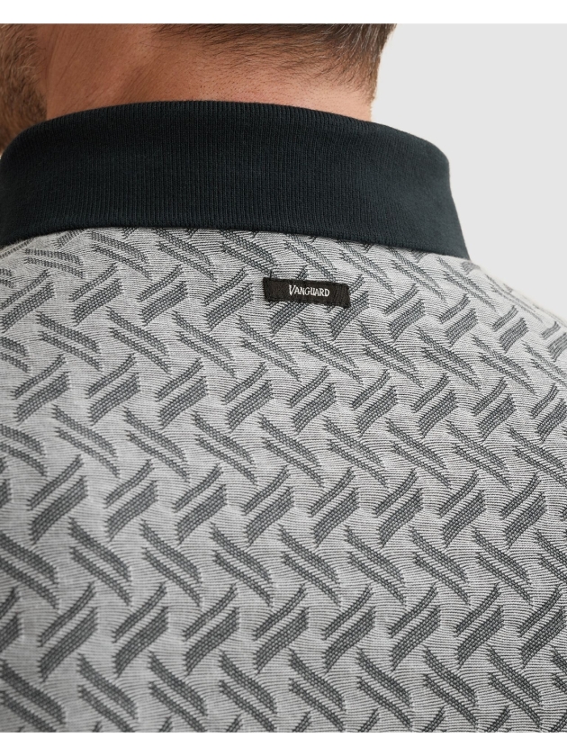 Vanguard Short sleeve polo jacquard blend 5073 Sky captain