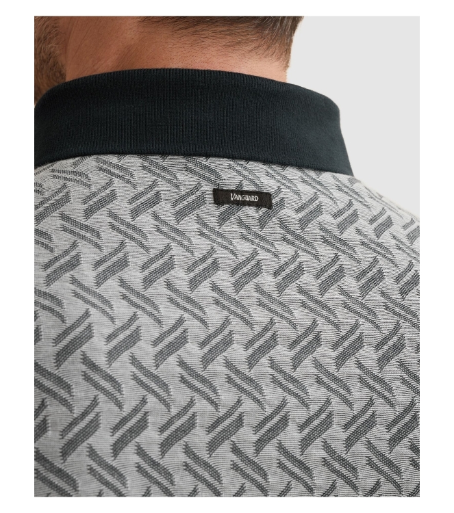 Vanguard Short sleeve polo jacquard blend 5073 Sky captain