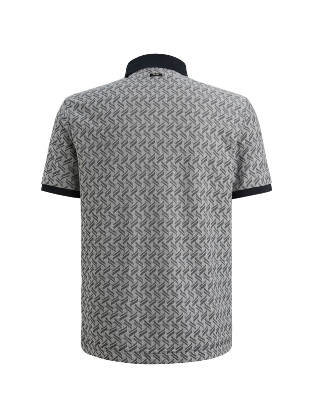 Vanguard Short sleeve polo jacquard blend 5073 Sky captain