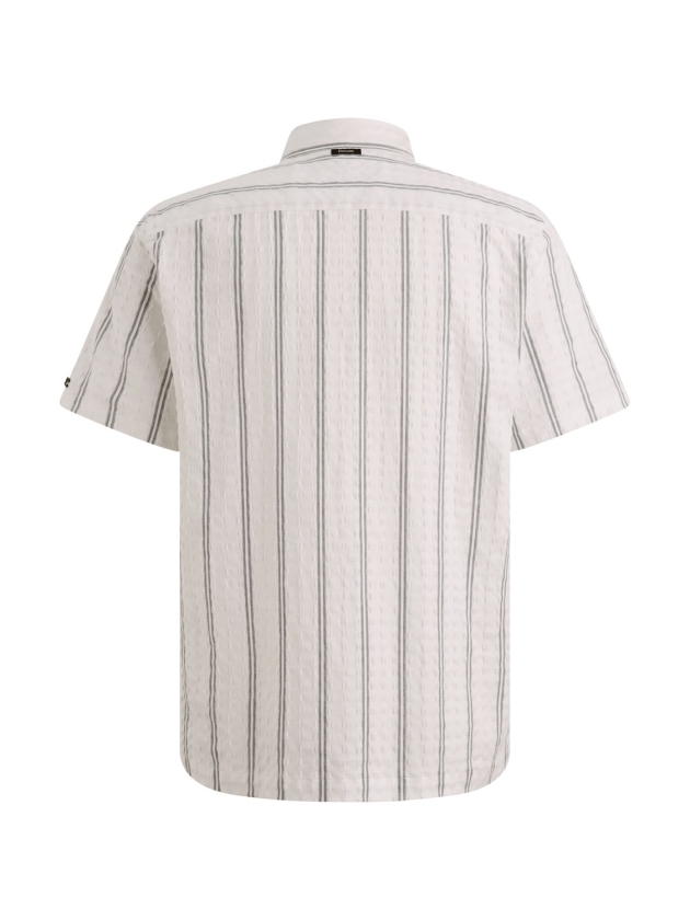 Vanguard Short Sleeve Shirt YD Dobby stripe 7003 Bright white