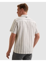 Vanguard Short Sleeve Shirt YD Dobby stripe 7003 Bright white