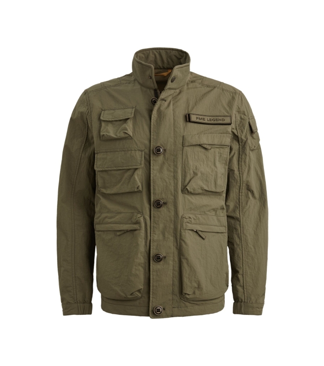 PME Legend Semi long jacket CARGOYET - Slubbe 6415 Ivy green