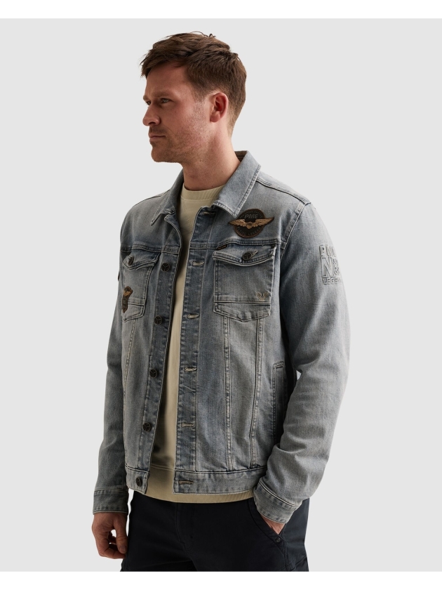 PME Legend DENIM JACKET SUMMER BLUE TONE SBT Summer blue tone