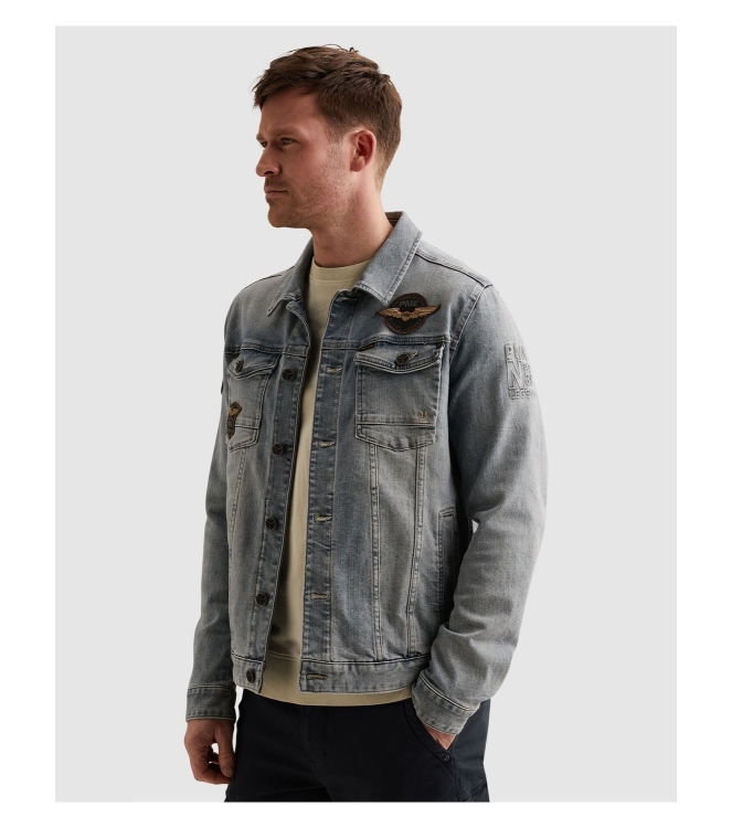 PME Legend DENIM JACKET SUMMER BLUE TONE SBT Summer blue tone