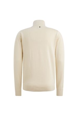 PME Legend Half zip collar cotton modal 7013 Bone white