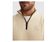PME Legend Half zip collar cotton modal 7013 Bone white