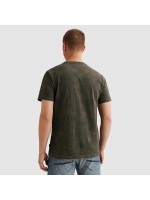 PME Legend Short sleeve r-neck aop cotton slu 8039 Beluga