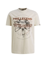 PME Legend Short sleeve r-neck heavy jersey f 7013 Bone white