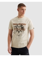 PME Legend Short sleeve r-neck heavy jersey f 7013 Bone white
