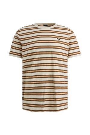 PME Legend Short sleeve r-neck stripe mel jer
