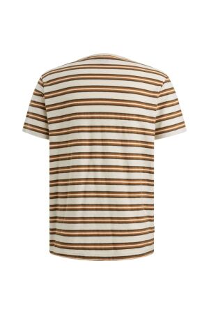 PME Legend Short sleeve r-neck stripe mel jer