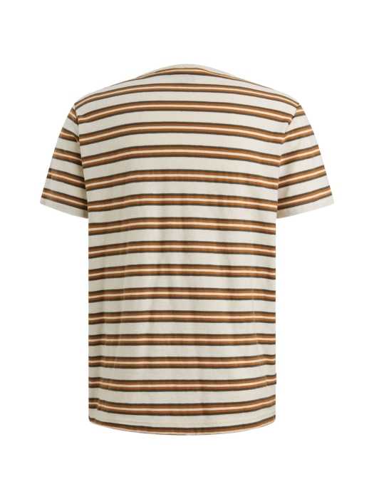 PME Legend Short sleeve r-neck stripe mel jer