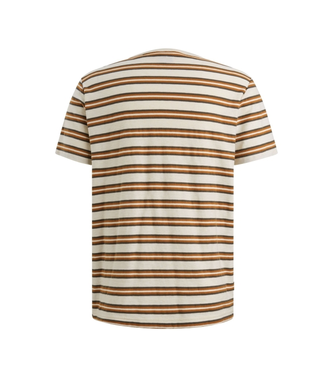 PME Legend Short sleeve r-neck stripe mel jer
