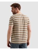 PME Legend Short sleeve r-neck stripe mel jer