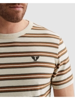 PME Legend Short sleeve r-neck stripe mel jer
