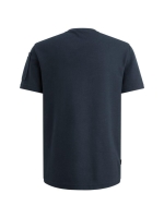 PME Legend Short sleeve r-neck structured piq 5116 Mood indigo