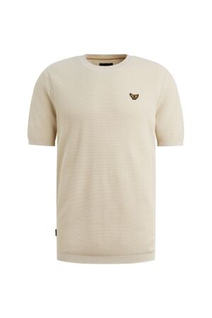 PME Legend T-shirt collar cotton modal 7013 Bone white