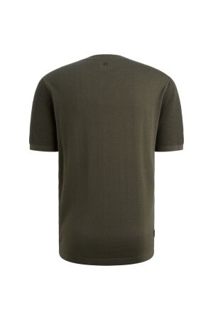 PME Legend T-shirt collar cotton modal 6415 Ivy green