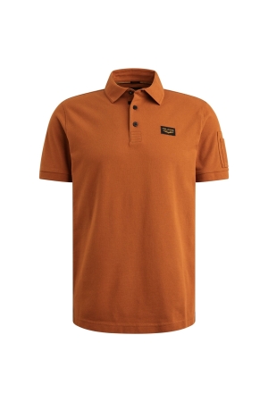 PME Legend Short sleeve polo American Classic 8127 Glazed ginger