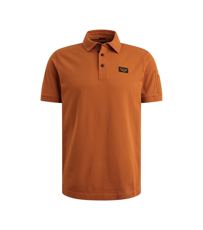 PME Legend Short sleeve polo American Classic 8127 Glazed ginger