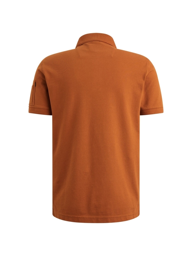 PME Legend Short sleeve polo American Classic 8127 Glazed ginger