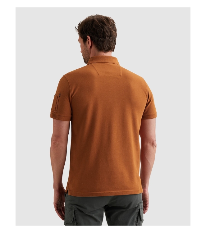 PME Legend Short sleeve polo American Classic 8127 Glazed ginger