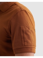 PME Legend Short sleeve polo American Classic 8127 Glazed ginger