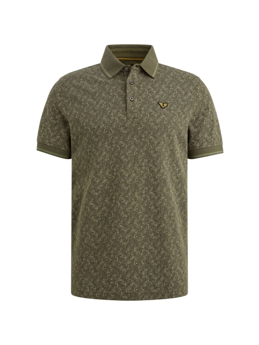 PME Legend Short sleeve polo fine pique all o 6415 Ivy green