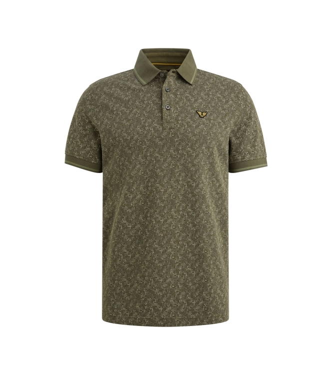 PME Legend Short sleeve polo fine pique all o 6415 Ivy green